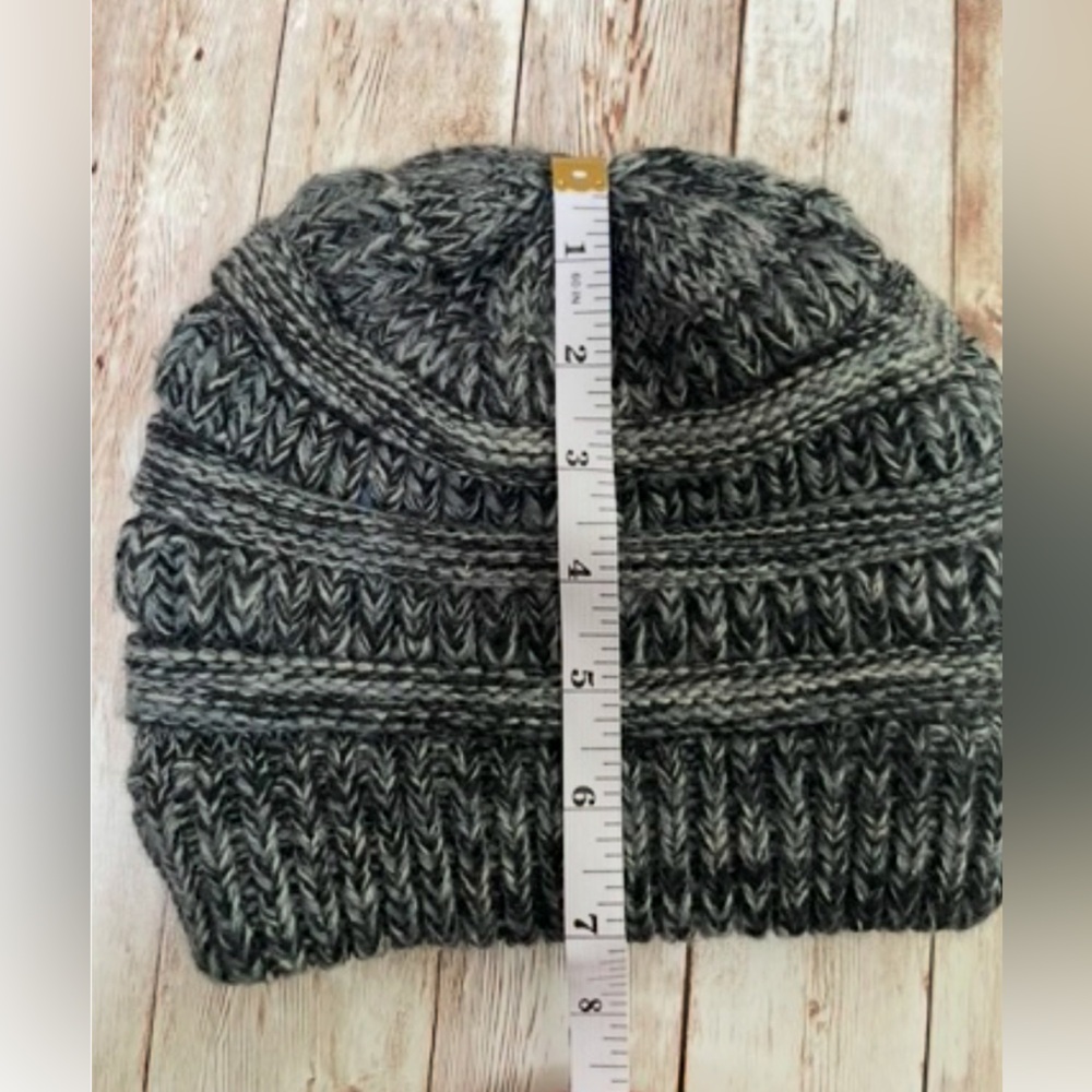 Brook + Bay Women's Adult Winter Cozy Knit Beanie Hat Gray - Picture 12 of 14
